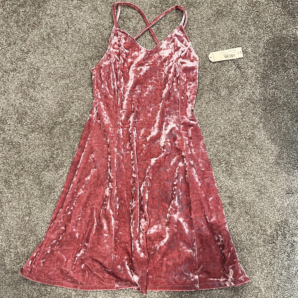 Velour Pink Dress